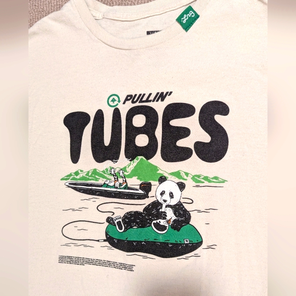 Stance Panda Graphic Tee- size large